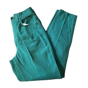 Vintage 80s‎ Chic Teal Denim Jeans Size 7